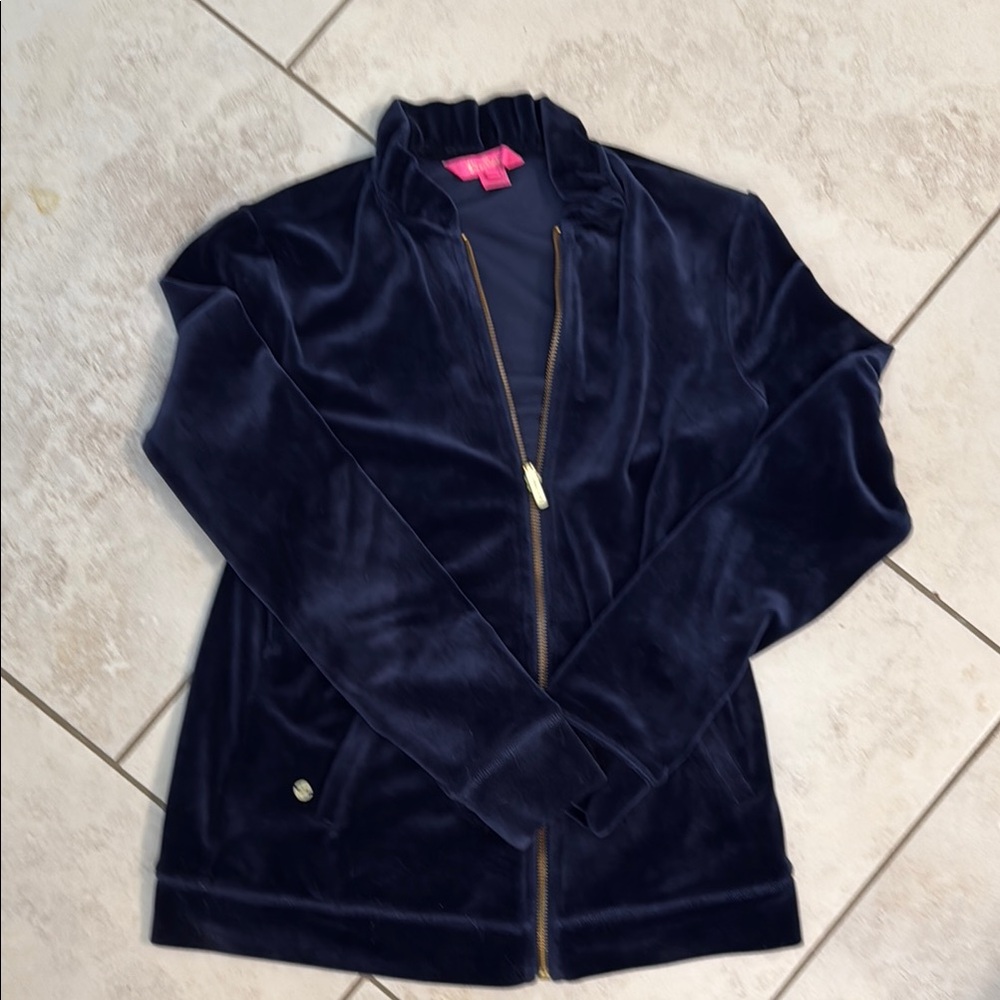 Lilly Pulitzer Blue Cardigan Sweater